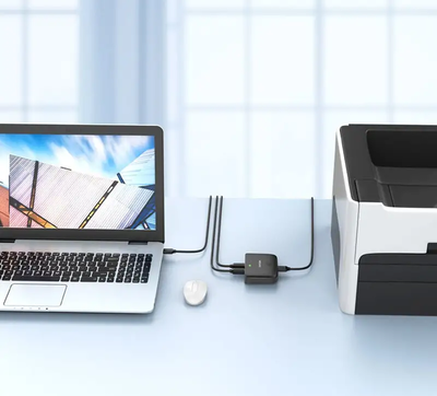 多台电脑直连共享,打印机共享器轻松提升办公效率